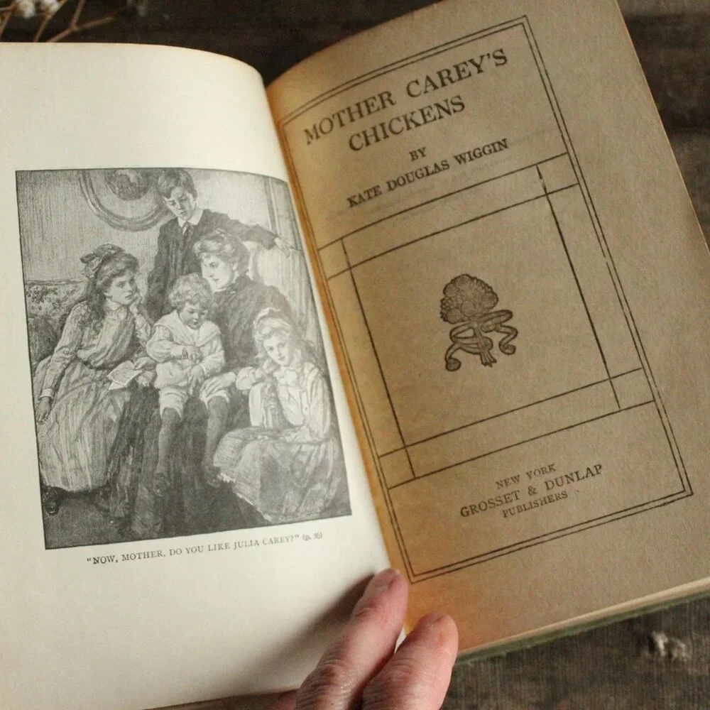 Vintage Antique 1910s Book, "Mother Carey's Chickens", by Kate Douglas Wiggin, - Picture 10 of 16